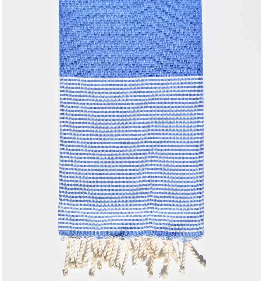 Fouta nido d'ape International Klein Blue Fouta Tunisia - 1