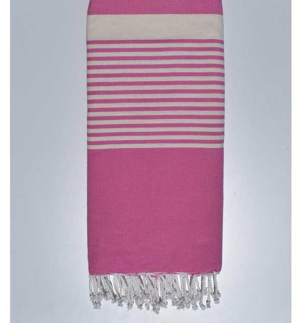 Grande fouta rosa 2m*3m Fouta Tunisia - 1