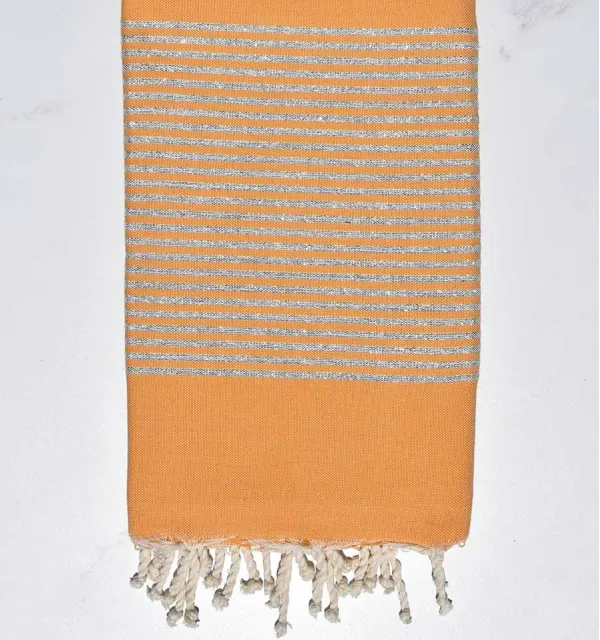 Fouta lurex giallo senape Fouta Tunisia - 1