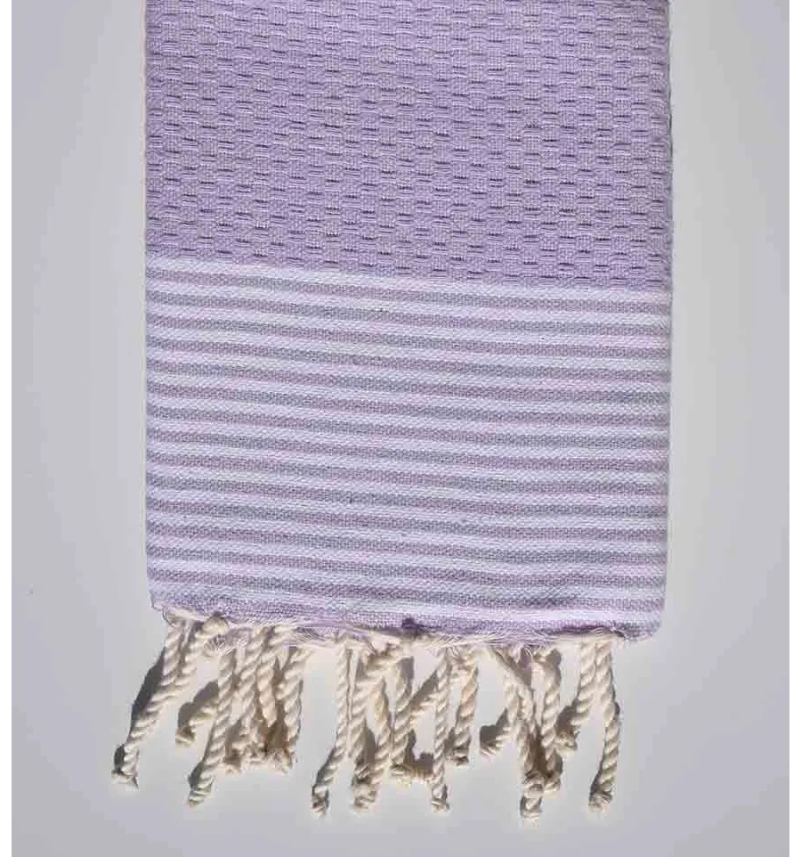 Tovagliolo malva chiaro Fouta Tunisia - 1