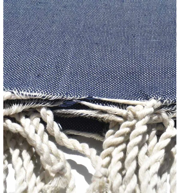 Grande fouta blu jeans scuro Fouta Tunisia - 3