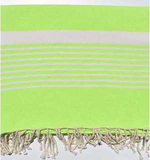 Grande fouta verde fluo Fouta Tunisia - 1