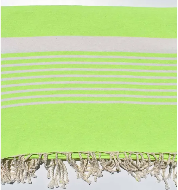 Grande fouta verde fluo Fouta Tunisia - 1