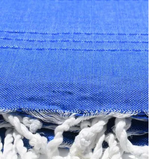 Grande fouta blu 1.5m*2.5m Fouta Tunisia - 1 2