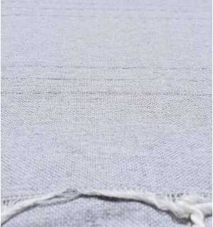 Grande fouta grigio chiaro 1.5m*2.5m Fouta Tunisia - 1 2