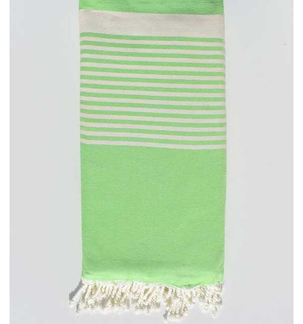 Fouta grande verde chiaro 1,9 m*2,9 m Fouta Tunisia - 1