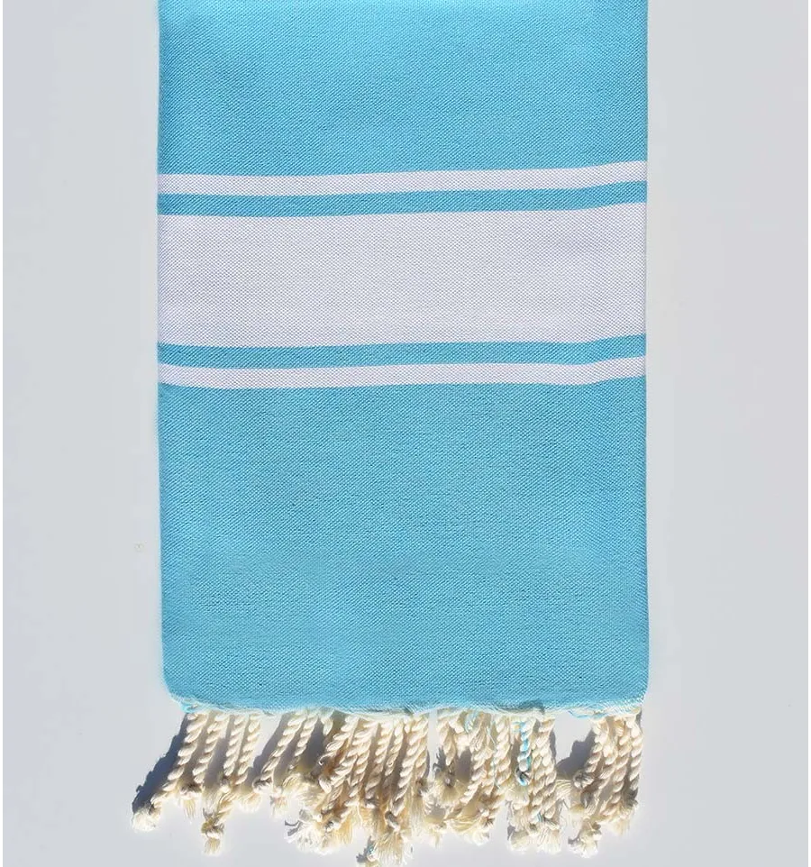 Fouta Azzurro fiordaliso Fouta Tunisia - 1