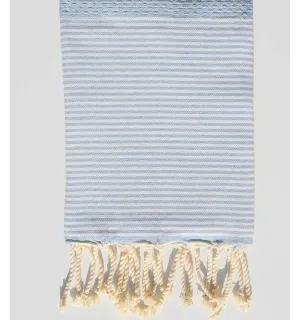 nido d'ape per bambini, azzurro Fouta Tunisia - 1