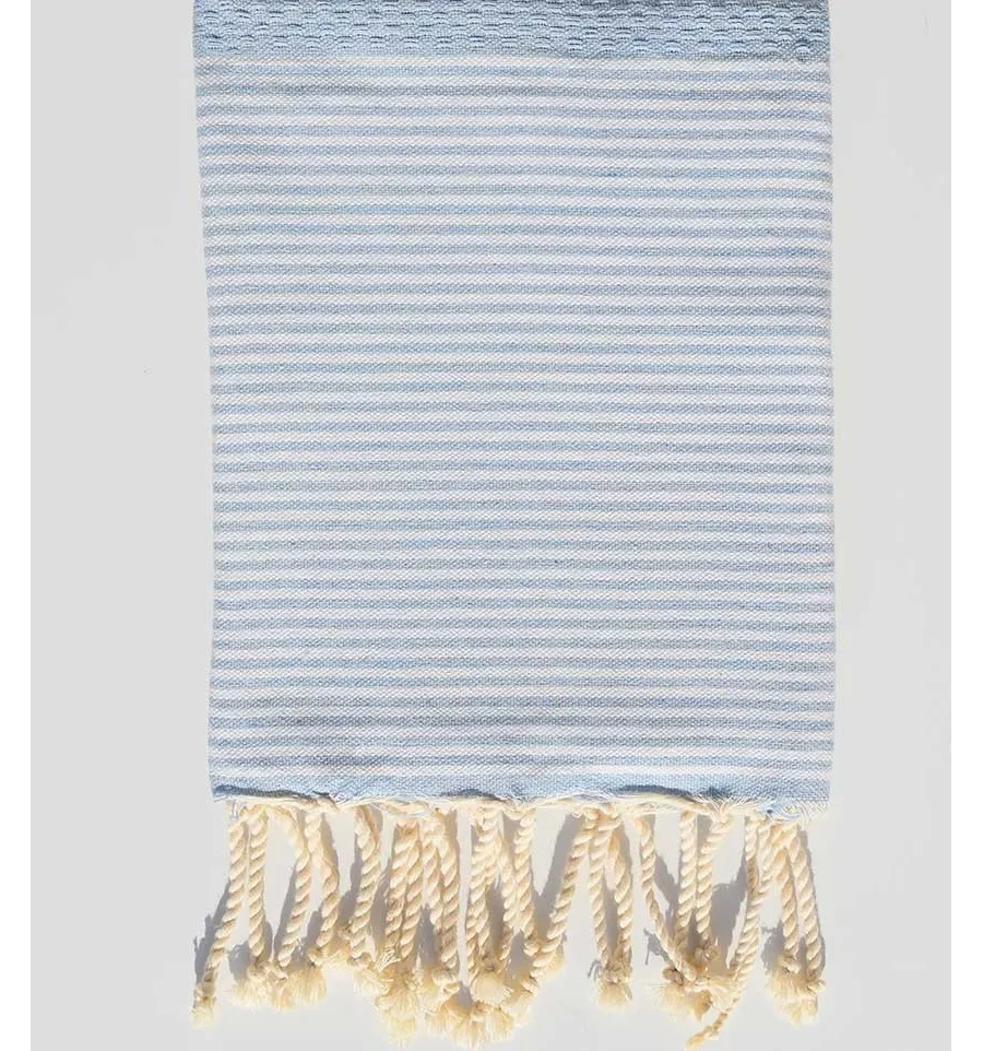 nido d'ape per bambini, azzurro Fouta Tunisia - 1