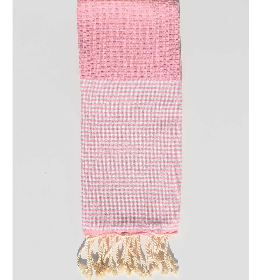 Mini Fouta rosa chiaro Fouta Tunisia - 1