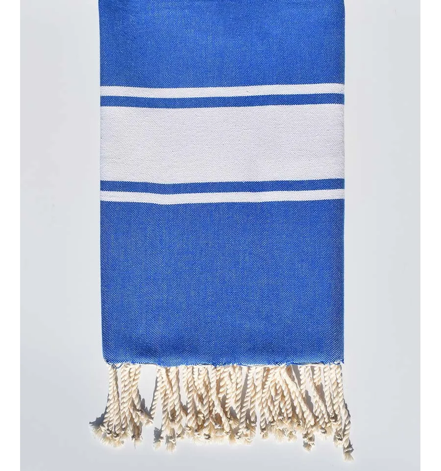 Fouta piatta blu majorelle Fouta Tunisia - 1