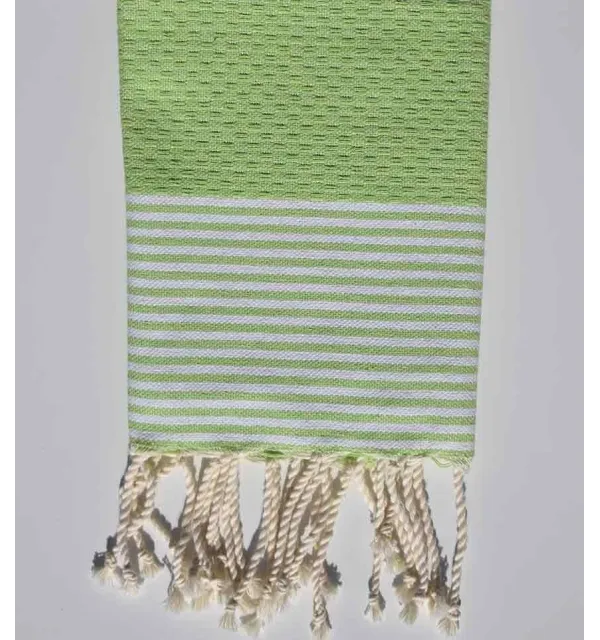 Tovagliolo verde anice Fouta Tunisia - 1