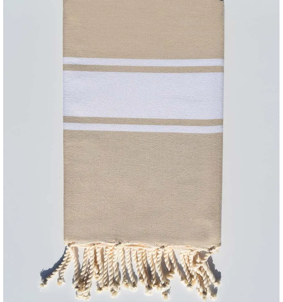 Telo mare piatta medio beige  - 1