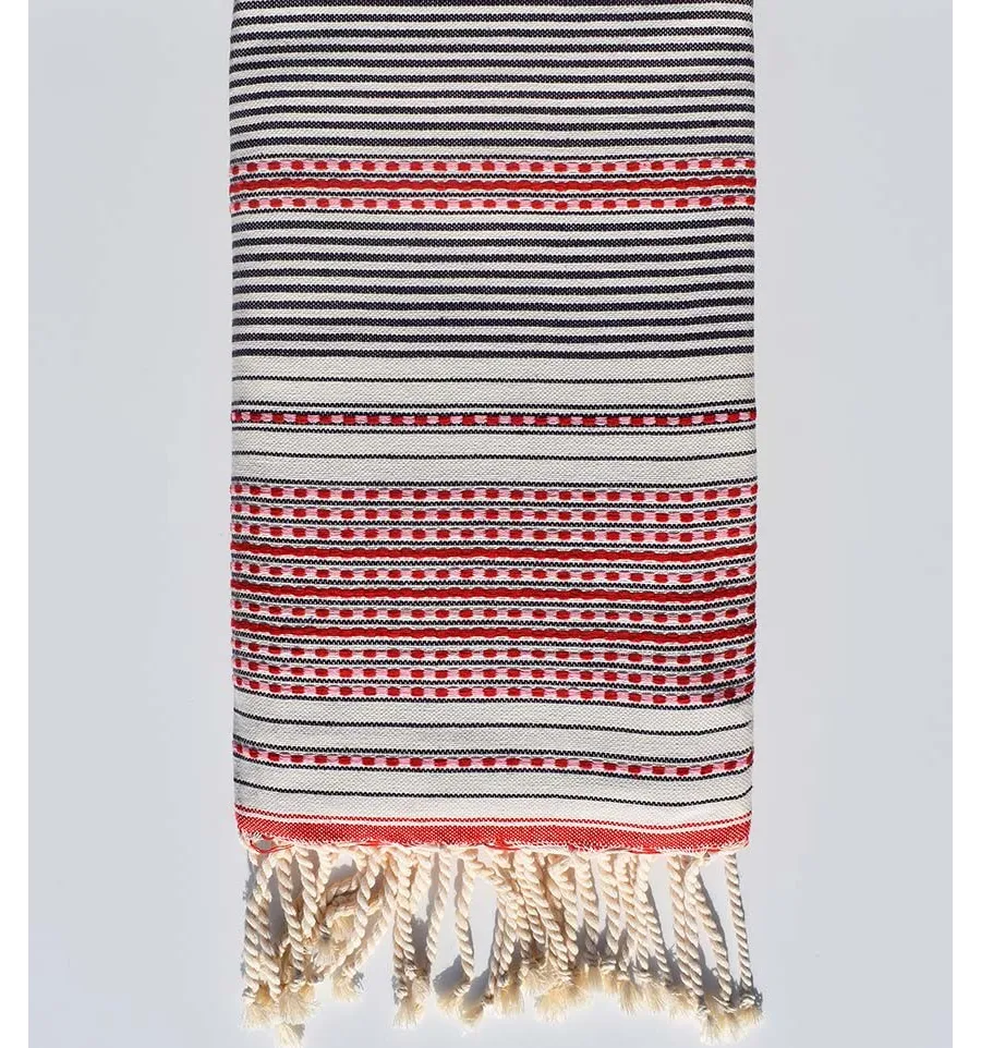 Fouta arabesca viola ametista Fouta Tunisia - 1