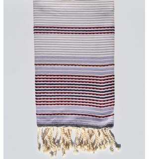 Fouta arabesca viola Fouta Tunisia - 1