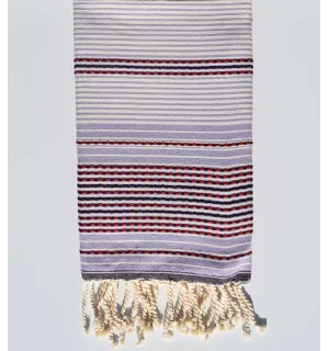 Fouta arabesca viola Fouta Tunisia - 1