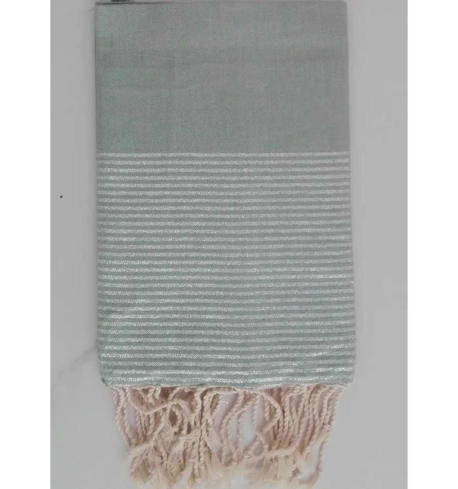 Fouta Lurex verde marino scuro 