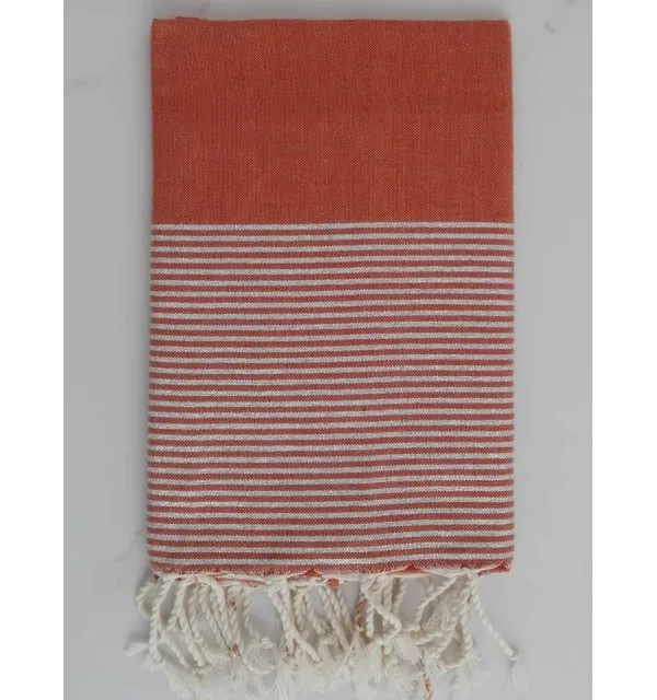 Fouta Lurex mogano 