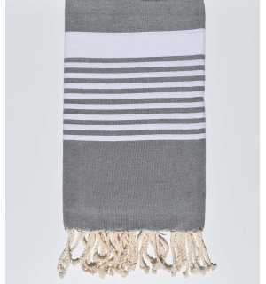 Fouta arturo grigio acciaio Fouta Tunisia - 1