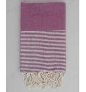 Fouta Lurex malva 