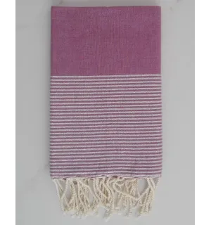 Fouta Lurex malva 