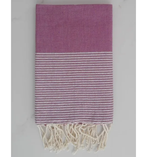 Fouta Lurex malva 