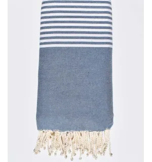 Grande fouta denim Fouta Tunisia - 1 2