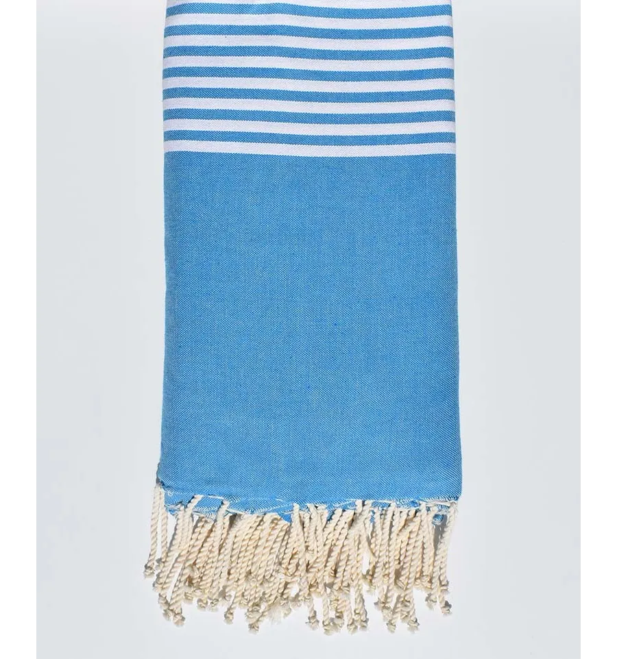 Grande fouta blu ceruleo Fouta Tunisia - 1