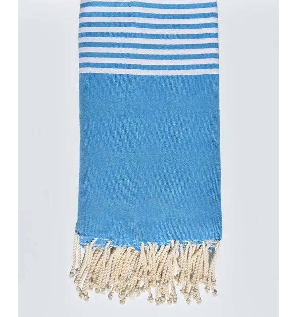 Grande fouta blu ceruleo Fouta Tunisia - 1