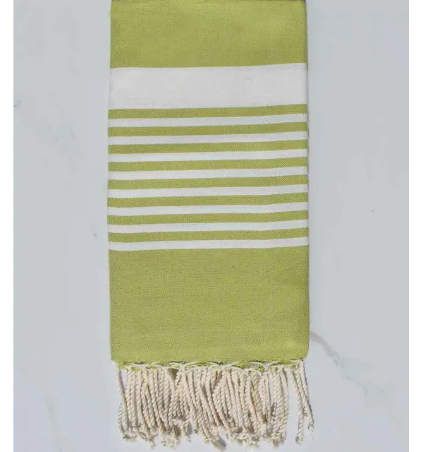 Telo mare arturo colore pistacchio Fouta Tunisia - 2