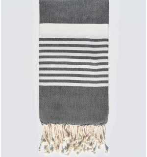 Fouta arturo grigio scuro Fouta Tunisia - 1