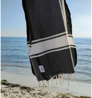 Fouta grigio ardesia Fouta Tunisia - 2 2