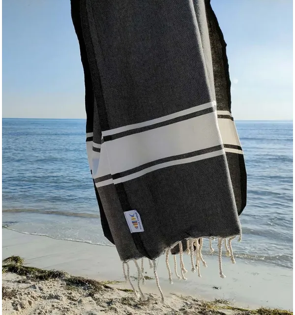 Fouta grigio ardesia Fouta Tunisia - 3