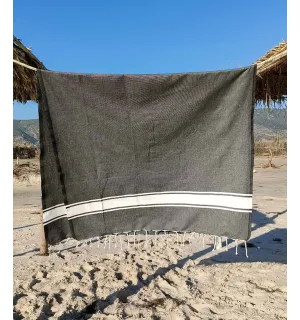 Fouta grigio ardesia Fouta Tunisia - 2