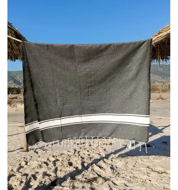 Fouta grigio ardesia Fouta Tunisia - 2