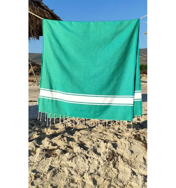 Telo mare piatta verde erba Fouta Tunisia - 1