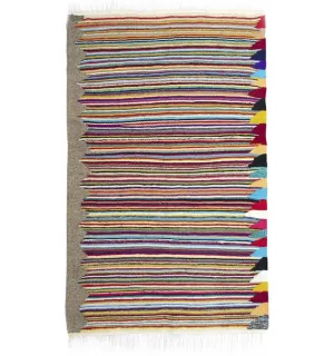 Tappeto Kilim vintage in lana colorata Fouta Tunisia - 1