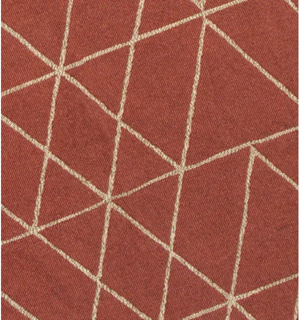 Tappeto rosso terracotta Fouta Tunisia - 2