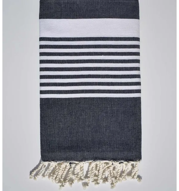 Fouta arturo blu marino Fouta Tunisia - 1