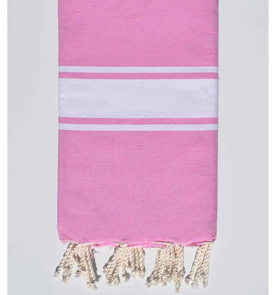 Telo mare rosa medio Fouta Tunisia - 1