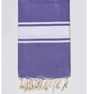 Fouta piatta viola Fouta Tunisia - 1