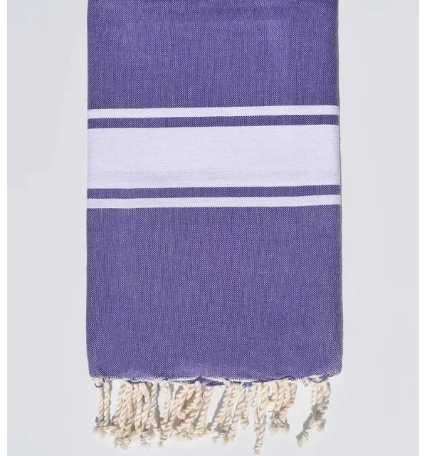 Fouta piatta viola Fouta Tunisia - 1