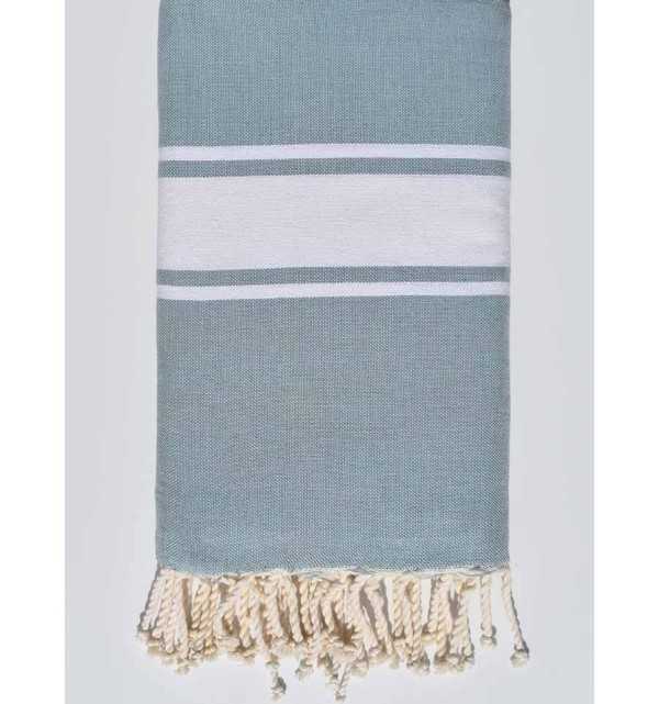 Grande fouta blu cielo con strisce Fouta Tunisia - 1