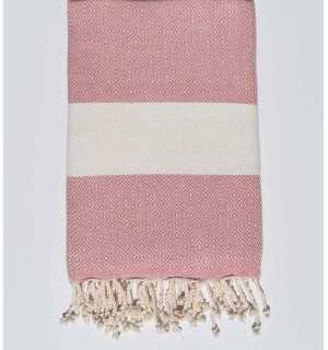 Telo mare Diamante rosa antico Fouta Tunisia - 1