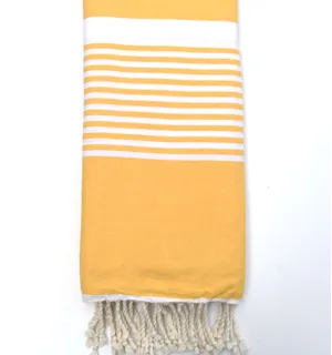 copriletto medio 1.5*2.5m oro giallo Fouta Tunisia - 2