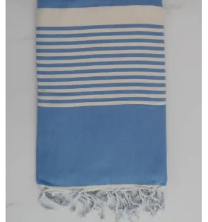 Grande fouta blu reale 