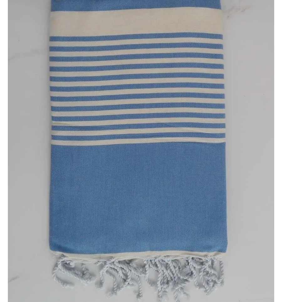 Grande fouta blu reale 