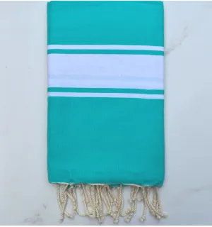 Telo mare colore Turchese Fouta Tunisia - 1