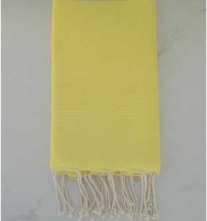 Fouta nido d'ape unita limone Fouta Tunisia - 1