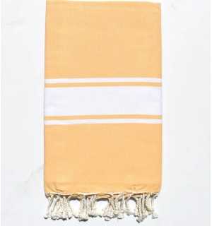 Fouta piatta giallo imperiale chiaro Fouta Tunisia - 1